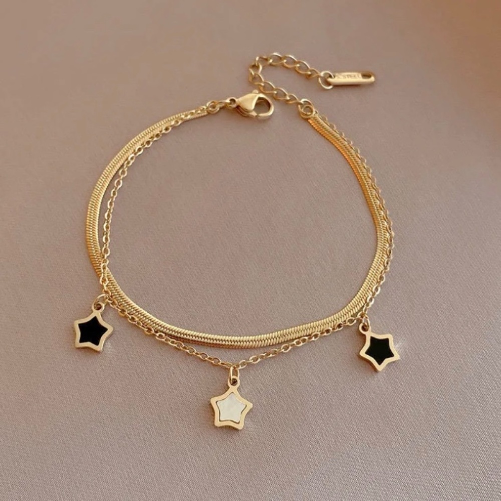 multi layer star bracelet